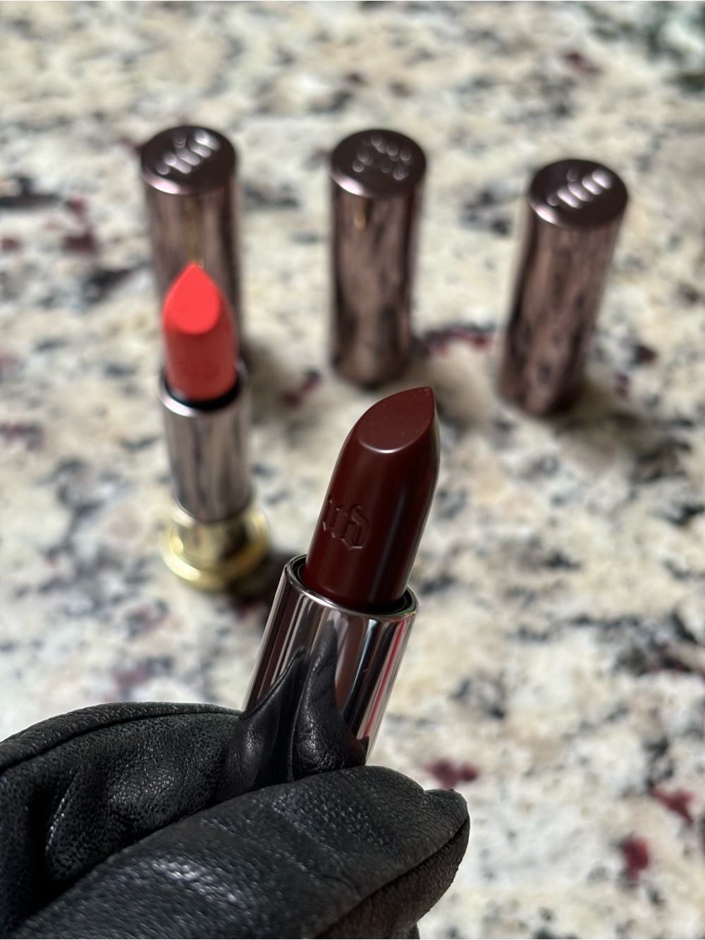 ✨New 3 Pc✨Urban Decay Trio Lipstick Set — Snitch, Disturbed, 714 - Picture 9 of 10